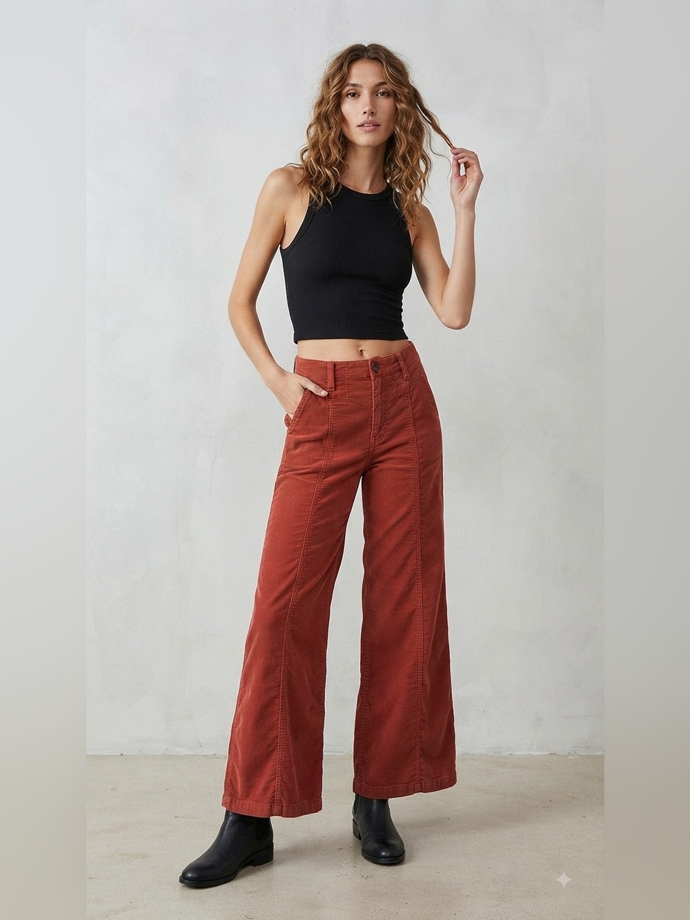 🏜️ Free People We The Free Libre Wide Leg Corduroy Pants 🪶
